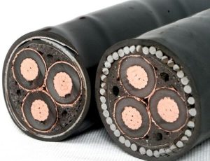 High-voltage copper cable