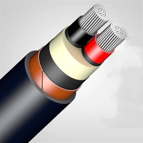 Lead sheathed cable