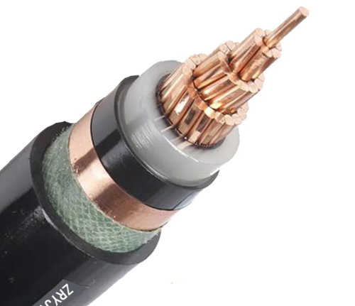 Single core 35kv copper high voltage cable 